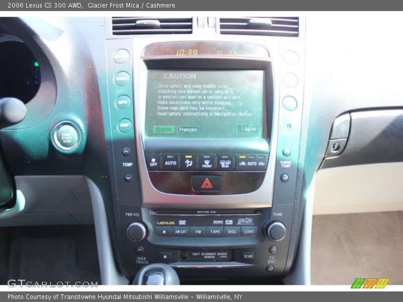 Glacier Frost Mica / Cashmere 2006 Lexus GS 300 AWD
