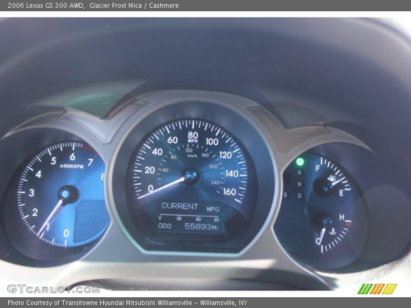 Glacier Frost Mica / Cashmere 2006 Lexus GS 300 AWD
