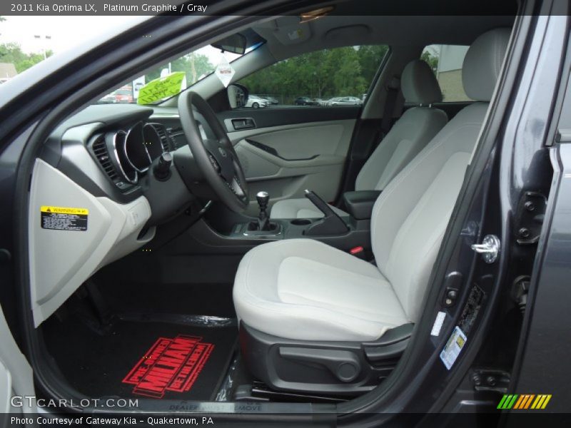 Platinum Graphite / Gray 2011 Kia Optima LX