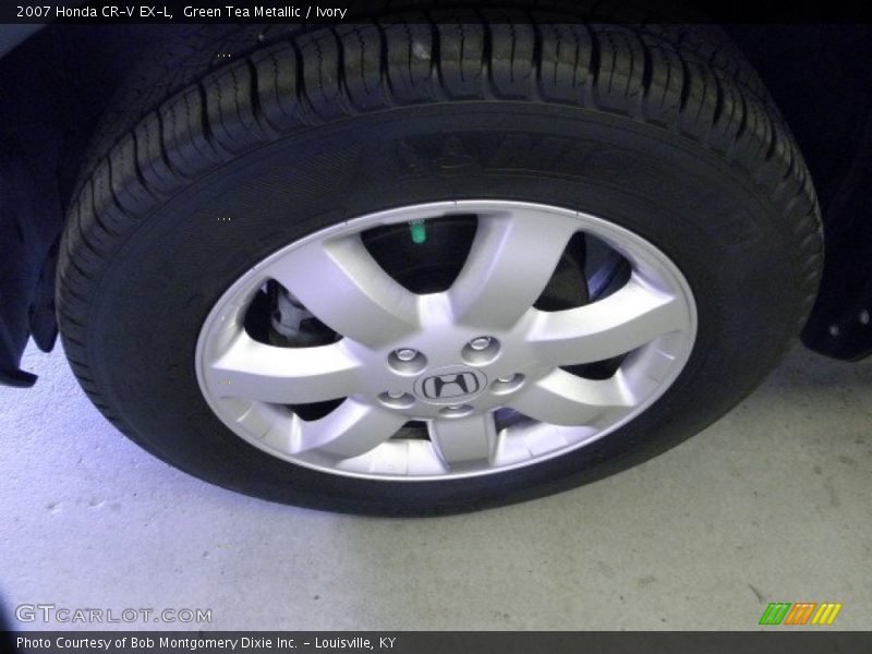 Green Tea Metallic / Ivory 2007 Honda CR-V EX-L