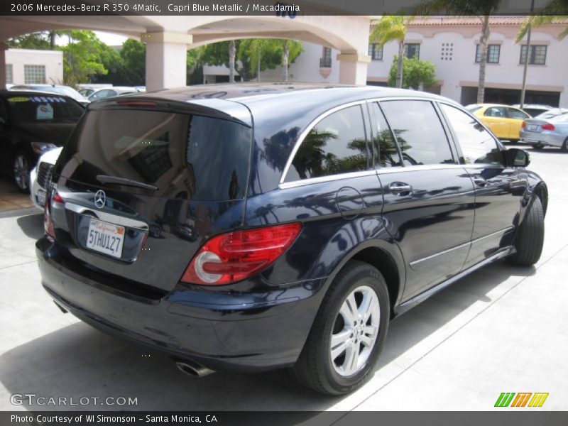 Capri Blue Metallic / Macadamia 2006 Mercedes-Benz R 350 4Matic