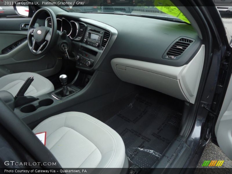 Platinum Graphite / Gray 2011 Kia Optima LX