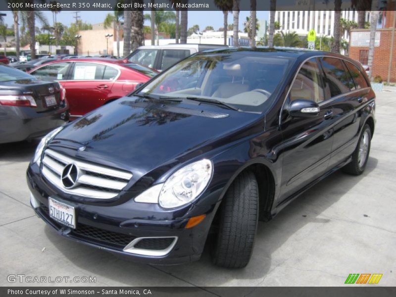 Capri Blue Metallic / Macadamia 2006 Mercedes-Benz R 350 4Matic