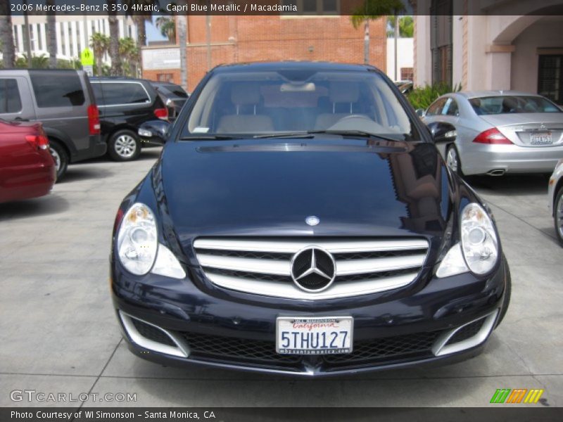 Capri Blue Metallic / Macadamia 2006 Mercedes-Benz R 350 4Matic