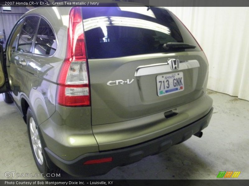 Green Tea Metallic / Ivory 2007 Honda CR-V EX-L