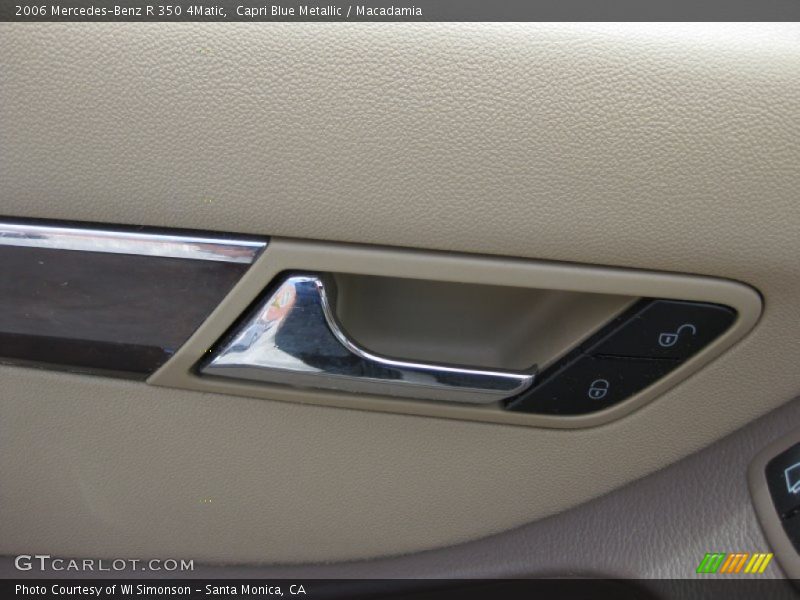 Capri Blue Metallic / Macadamia 2006 Mercedes-Benz R 350 4Matic