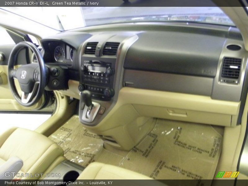 Green Tea Metallic / Ivory 2007 Honda CR-V EX-L