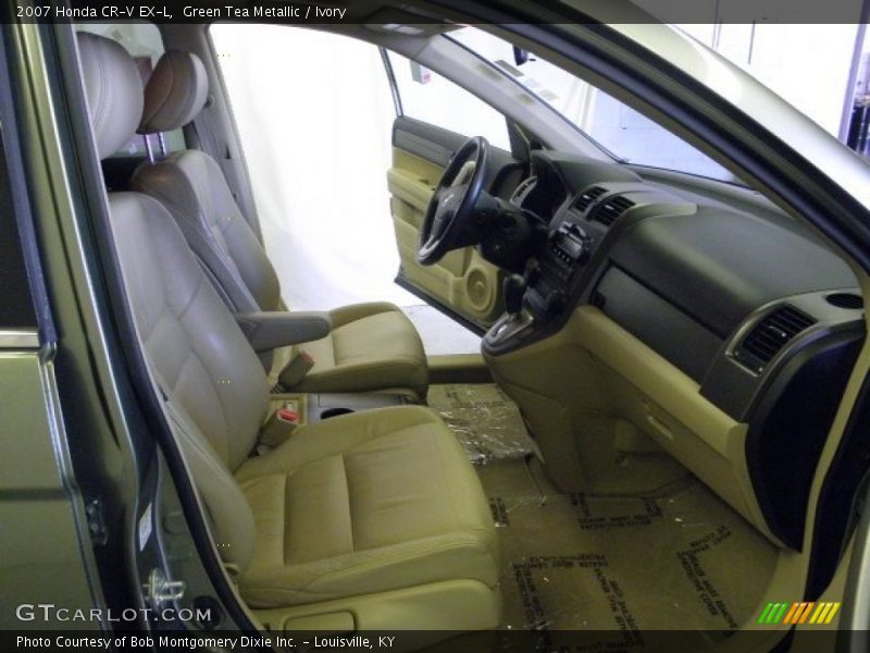 Green Tea Metallic / Ivory 2007 Honda CR-V EX-L