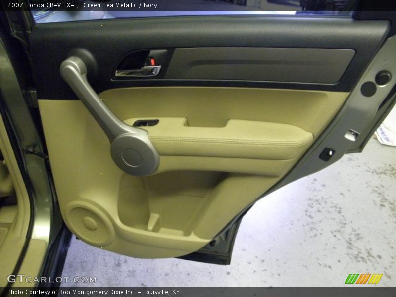 Green Tea Metallic / Ivory 2007 Honda CR-V EX-L