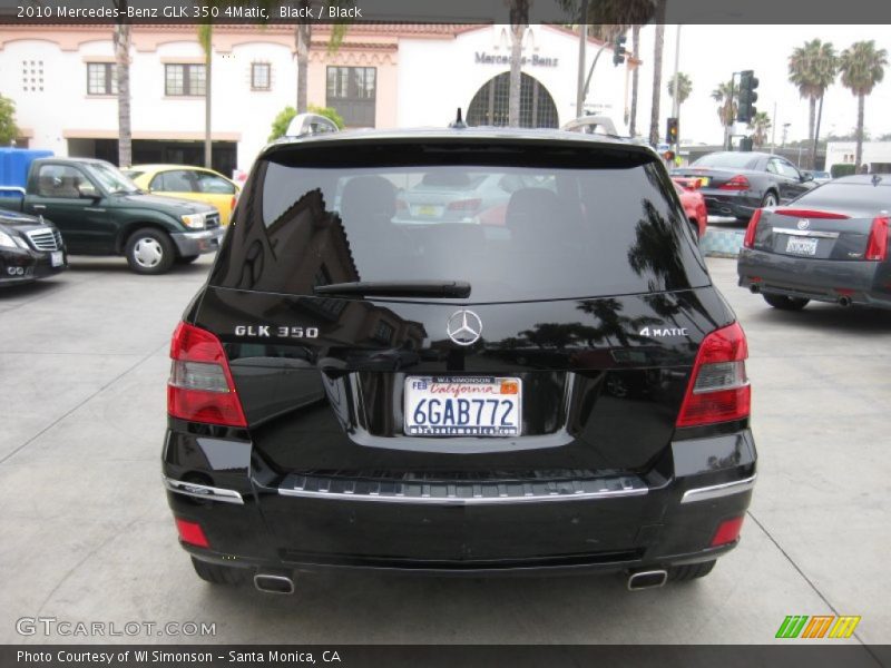 Black / Black 2010 Mercedes-Benz GLK 350 4Matic