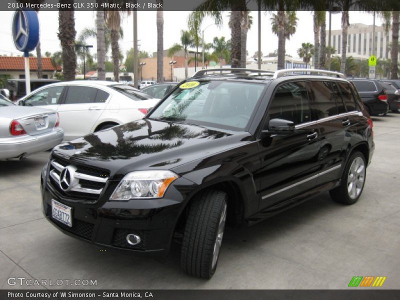 Black / Black 2010 Mercedes-Benz GLK 350 4Matic