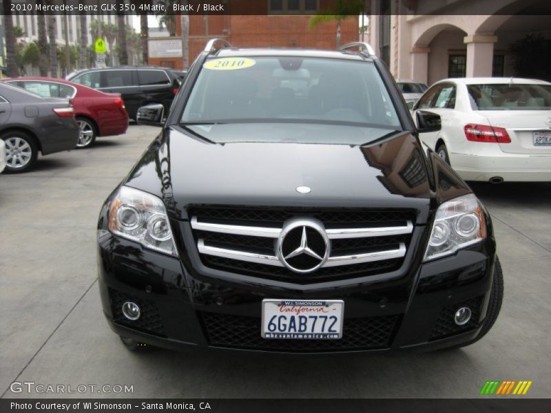 Black / Black 2010 Mercedes-Benz GLK 350 4Matic