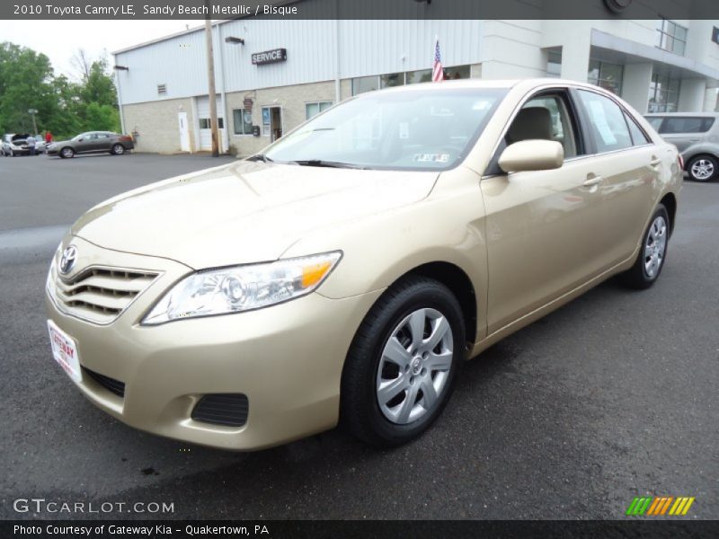 Sandy Beach Metallic / Bisque 2010 Toyota Camry LE