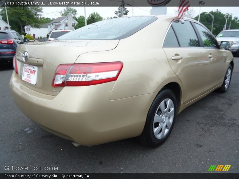 Sandy Beach Metallic / Bisque 2010 Toyota Camry LE