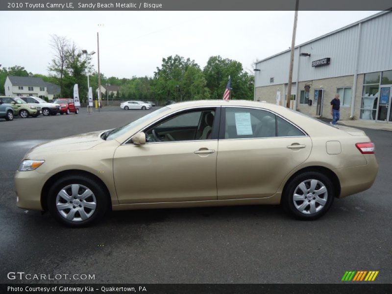 Sandy Beach Metallic / Bisque 2010 Toyota Camry LE