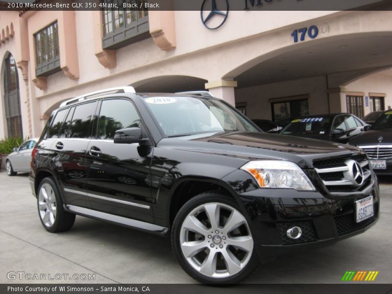 Black / Black 2010 Mercedes-Benz GLK 350 4Matic