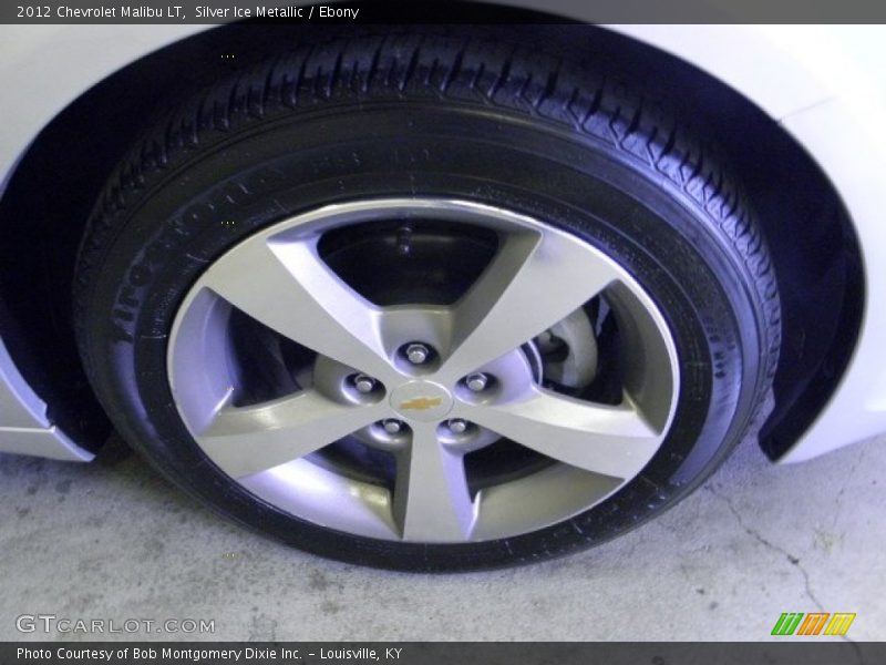 Silver Ice Metallic / Ebony 2012 Chevrolet Malibu LT