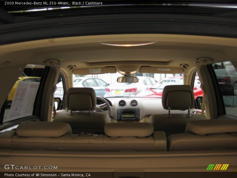 Black / Cashmere 2009 Mercedes-Benz ML 350 4Matic