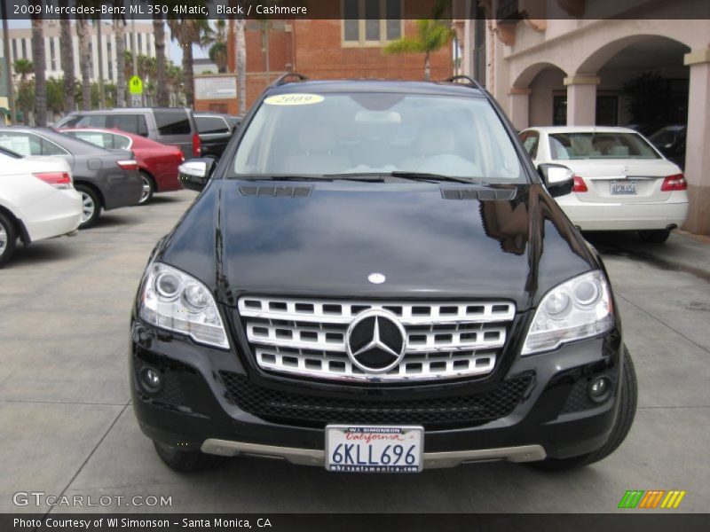 Black / Cashmere 2009 Mercedes-Benz ML 350 4Matic
