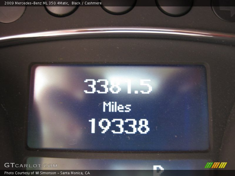 Black / Cashmere 2009 Mercedes-Benz ML 350 4Matic