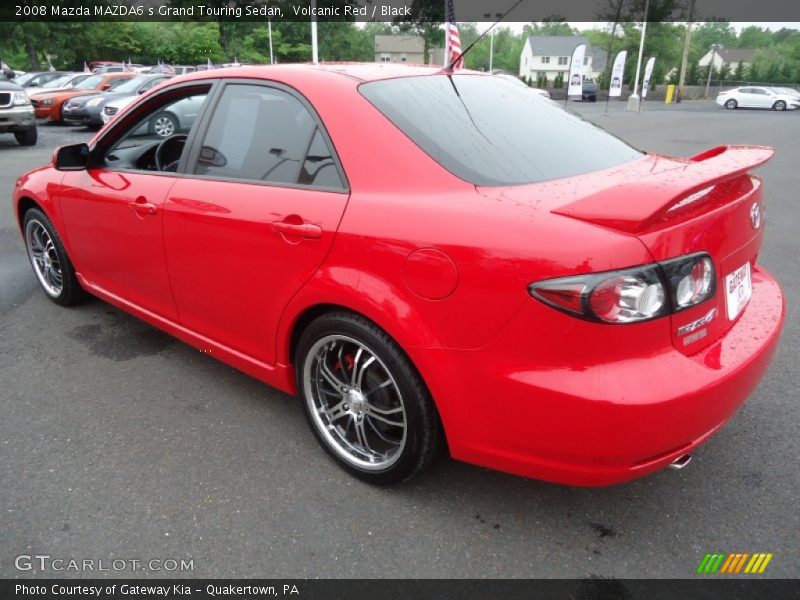 Volcanic Red / Black 2008 Mazda MAZDA6 s Grand Touring Sedan