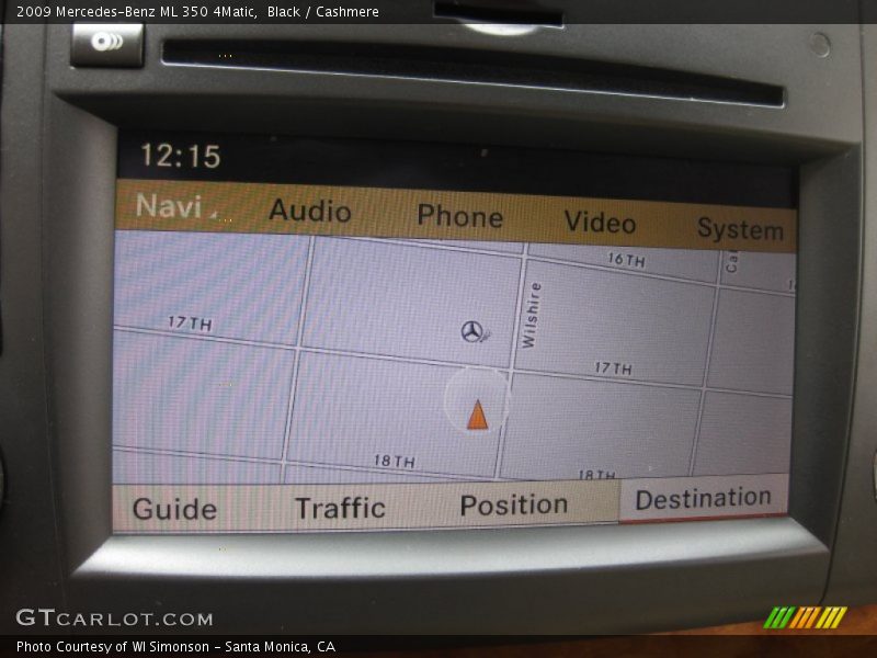 Black / Cashmere 2009 Mercedes-Benz ML 350 4Matic