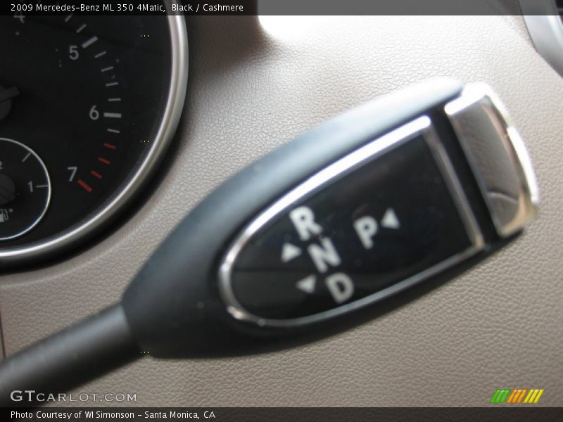 Black / Cashmere 2009 Mercedes-Benz ML 350 4Matic