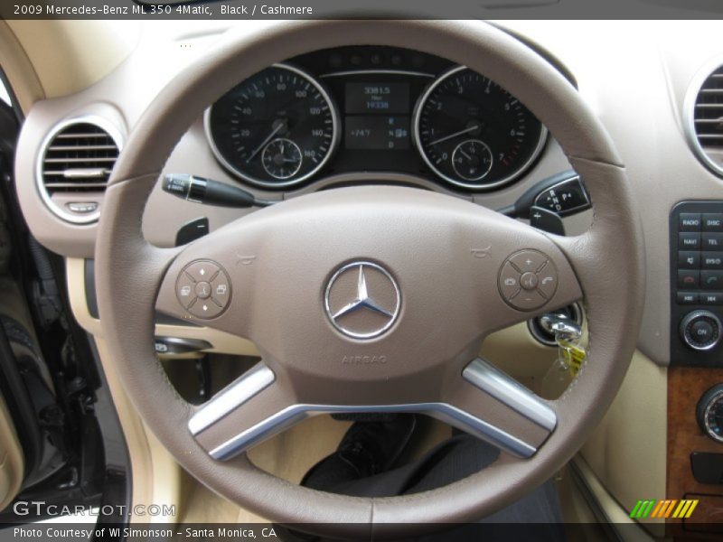 Black / Cashmere 2009 Mercedes-Benz ML 350 4Matic