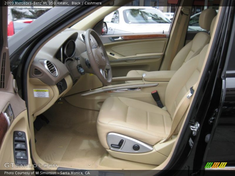 Black / Cashmere 2009 Mercedes-Benz ML 350 4Matic