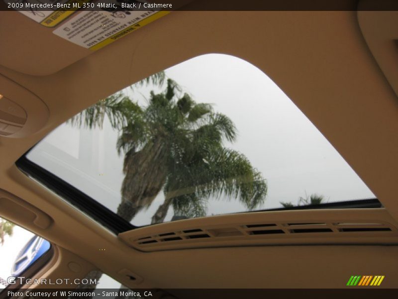 Black / Cashmere 2009 Mercedes-Benz ML 350 4Matic