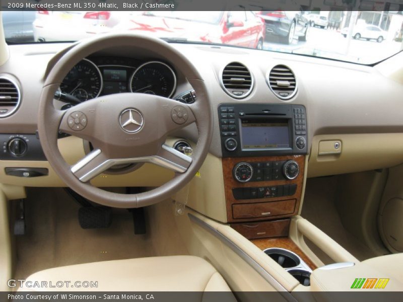 Black / Cashmere 2009 Mercedes-Benz ML 350 4Matic