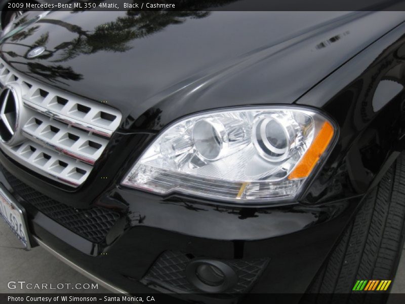 Black / Cashmere 2009 Mercedes-Benz ML 350 4Matic