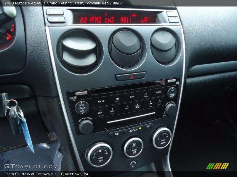 Volcanic Red / Black 2008 Mazda MAZDA6 s Grand Touring Sedan