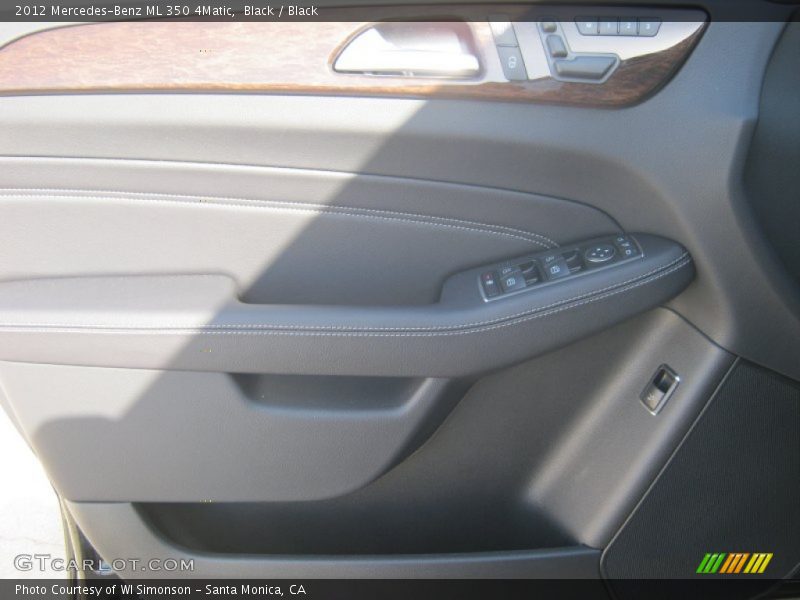 Black / Black 2012 Mercedes-Benz ML 350 4Matic