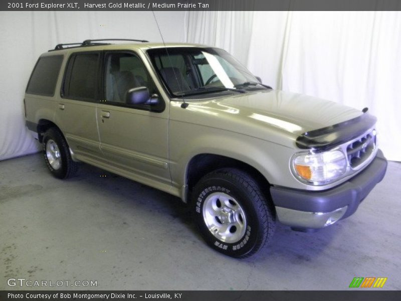 Harvest Gold Metallic / Medium Prairie Tan 2001 Ford Explorer XLT