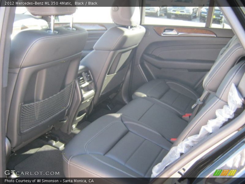 Black / Black 2012 Mercedes-Benz ML 350 4Matic