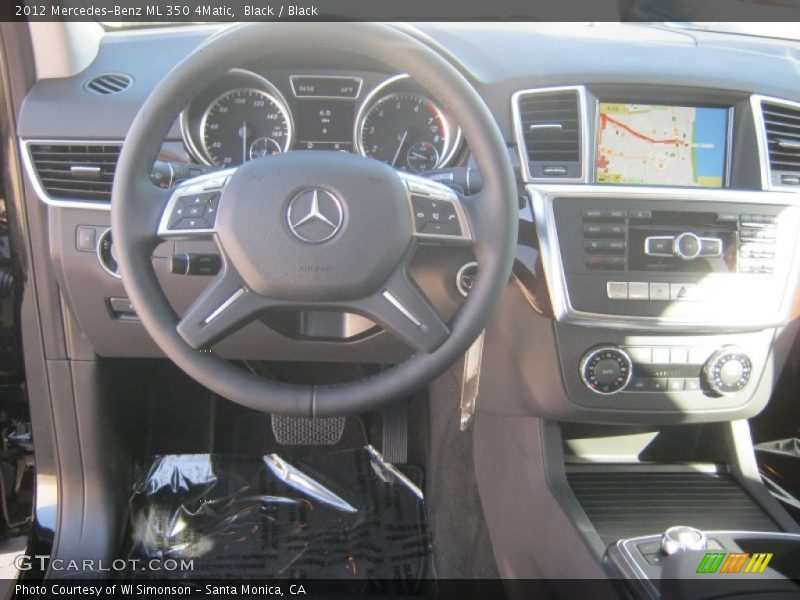 Black / Black 2012 Mercedes-Benz ML 350 4Matic