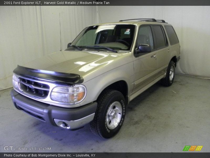 Harvest Gold Metallic / Medium Prairie Tan 2001 Ford Explorer XLT