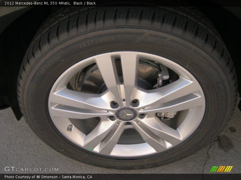 Black / Black 2012 Mercedes-Benz ML 350 4Matic