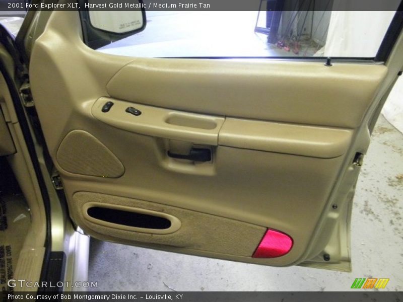 Harvest Gold Metallic / Medium Prairie Tan 2001 Ford Explorer XLT
