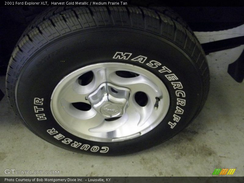 Harvest Gold Metallic / Medium Prairie Tan 2001 Ford Explorer XLT