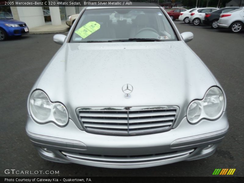 Brilliant Silver Metallic / Ash 2005 Mercedes-Benz C 320 4Matic Sedan