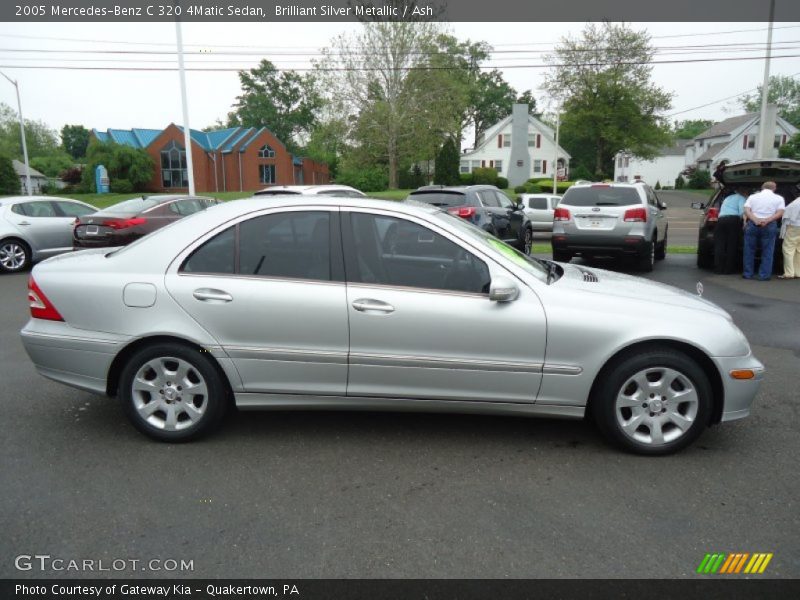 Brilliant Silver Metallic / Ash 2005 Mercedes-Benz C 320 4Matic Sedan