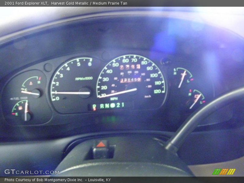 Harvest Gold Metallic / Medium Prairie Tan 2001 Ford Explorer XLT