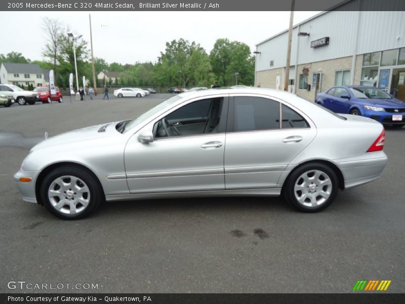 Brilliant Silver Metallic / Ash 2005 Mercedes-Benz C 320 4Matic Sedan