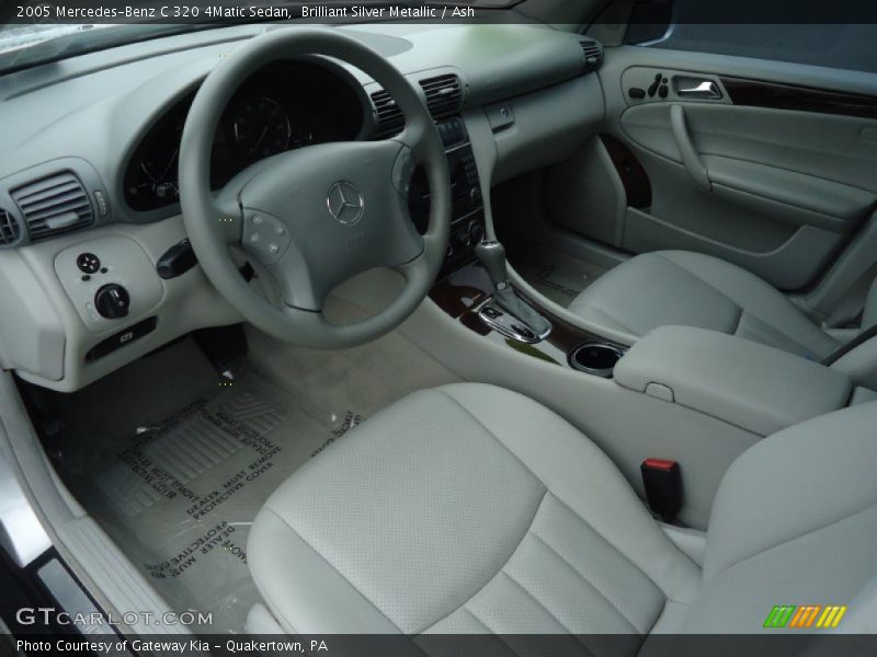 Brilliant Silver Metallic / Ash 2005 Mercedes-Benz C 320 4Matic Sedan