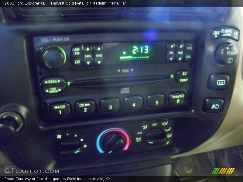 Harvest Gold Metallic / Medium Prairie Tan 2001 Ford Explorer XLT