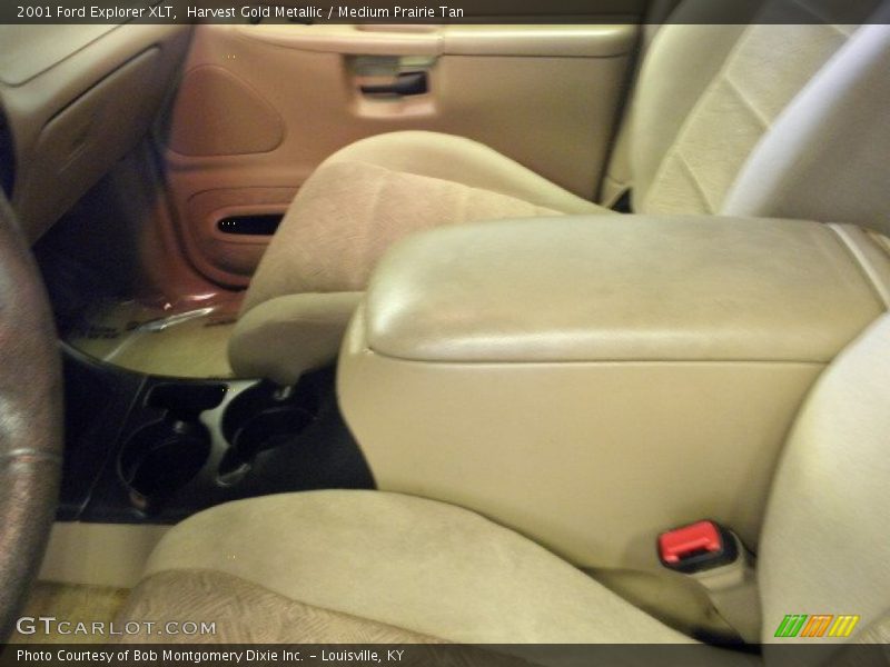 Harvest Gold Metallic / Medium Prairie Tan 2001 Ford Explorer XLT