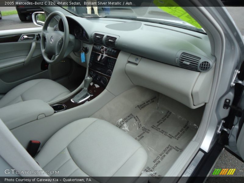 Brilliant Silver Metallic / Ash 2005 Mercedes-Benz C 320 4Matic Sedan