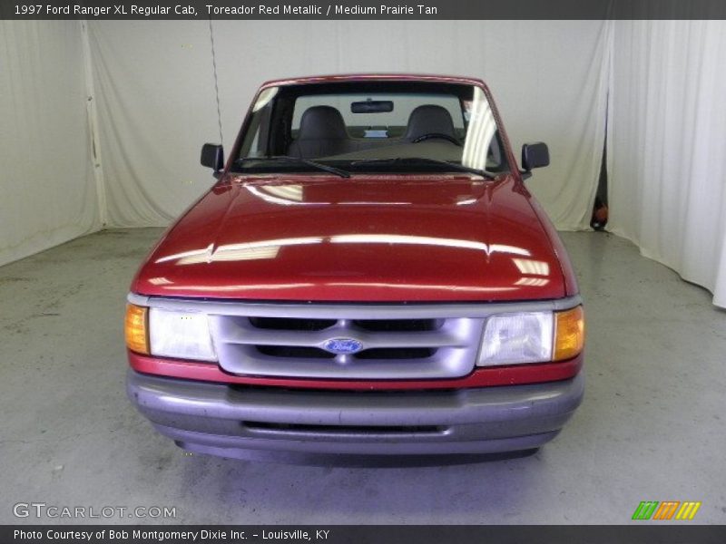 Toreador Red Metallic / Medium Prairie Tan 1997 Ford Ranger XL Regular Cab